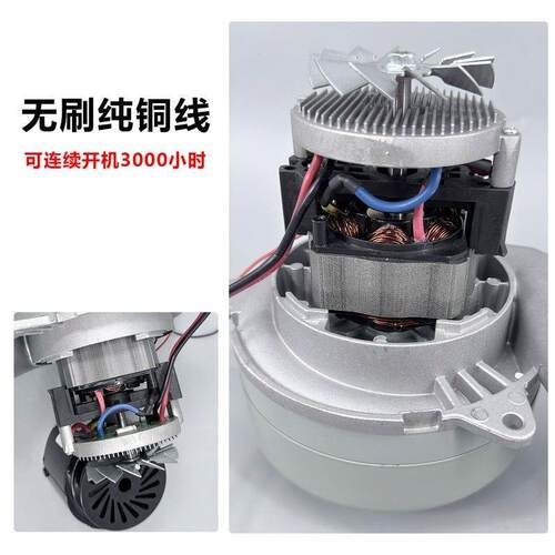 工业吸尘器无刷电机总成超高速强大功率吸料机洗地机配件220V 24V - 图0
