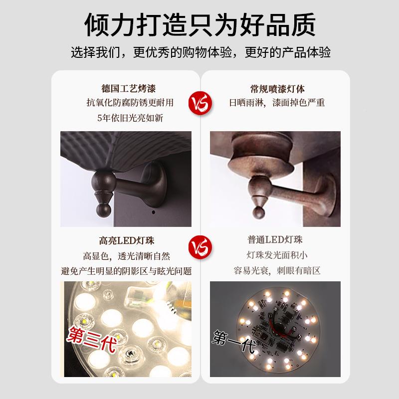 太阳能壁户灯外XH-BD-01防水别墅花挂园LD庭院门柱灯走E廊外墙壁 - 图2