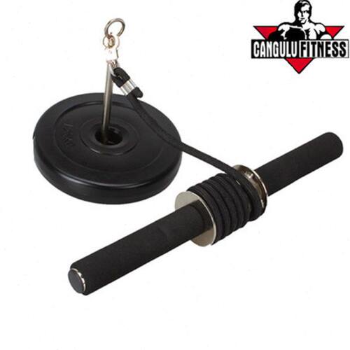 小臂力量训练器臂力腕力器负重卷绳手腕臂旋转力前臂千斤棒腕力器 - 图0