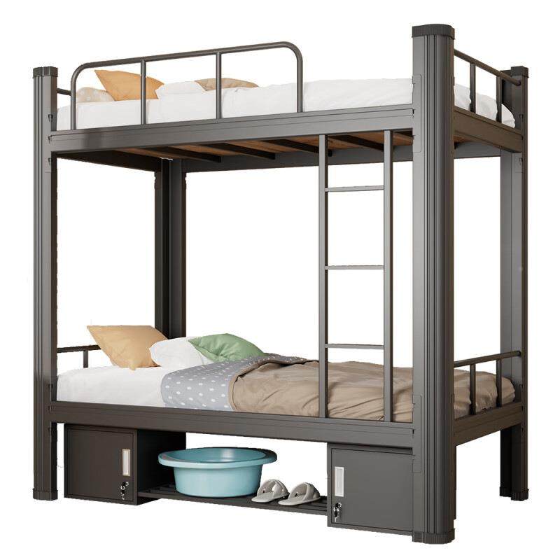 闭口型材床粗加厚加J-BK01生铺员工学宿舍双层上下带床下柜钢架高,淘宝优惠券,粉丝福利购,淘宝优惠卷