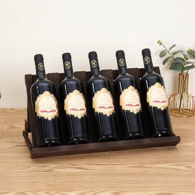 简约红酒架折叠欧式家用客厅酒柜装饰葡萄酒架摆件酒瓶实木展示架,淘宝优惠券,粉丝福利购,淘宝优惠卷
