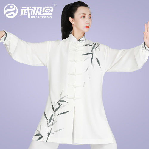 武极堂夏季春秋八段锦练功服太极服女太极拳练功服比赛太极表演服 - 图1