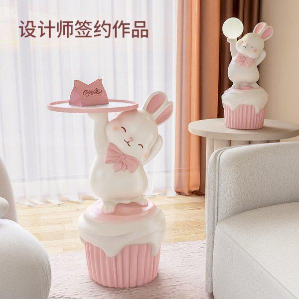 网红卡通兔落地摆件大型客厅电视柜沙发旁家居装饰品乔迁新居礼品,淘宝优惠券,粉丝福利购,淘宝优惠卷
