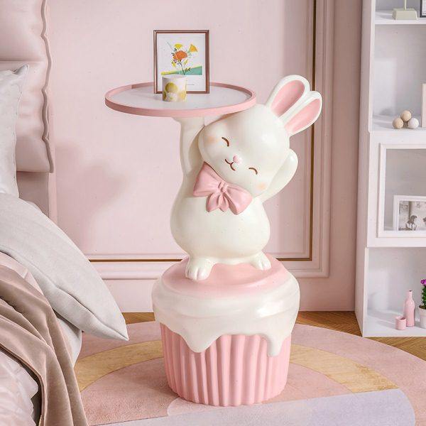 网红卡通兔落地摆件大型客厅电视柜沙发旁家居装饰品乔迁新居礼品,淘宝优惠券,粉丝福利购,淘宝优惠卷