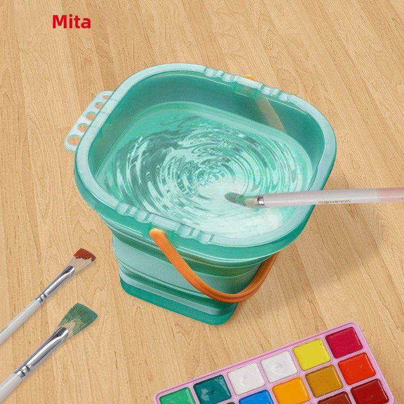 米娅钢笔洗桶绘画专用工具可折叠伸缩多功能硅胶大桶儿童艺术学生,淘宝优惠券,粉丝福利购,淘宝优惠卷