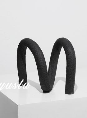 简约现代法式客厅电视柜餐厅柜样板间书柜别墅摆件软装饰品