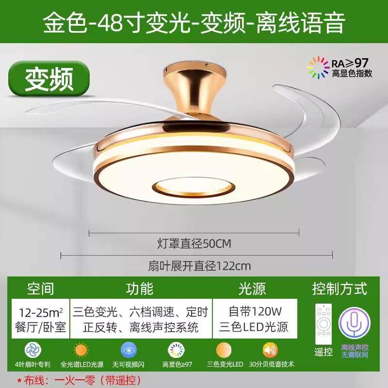 隐形风扇灯2025新款吊扇灯吸顶家用客厅餐厅卧室电扇吊灯,淘宝优惠券,粉丝福利购,淘宝优惠卷