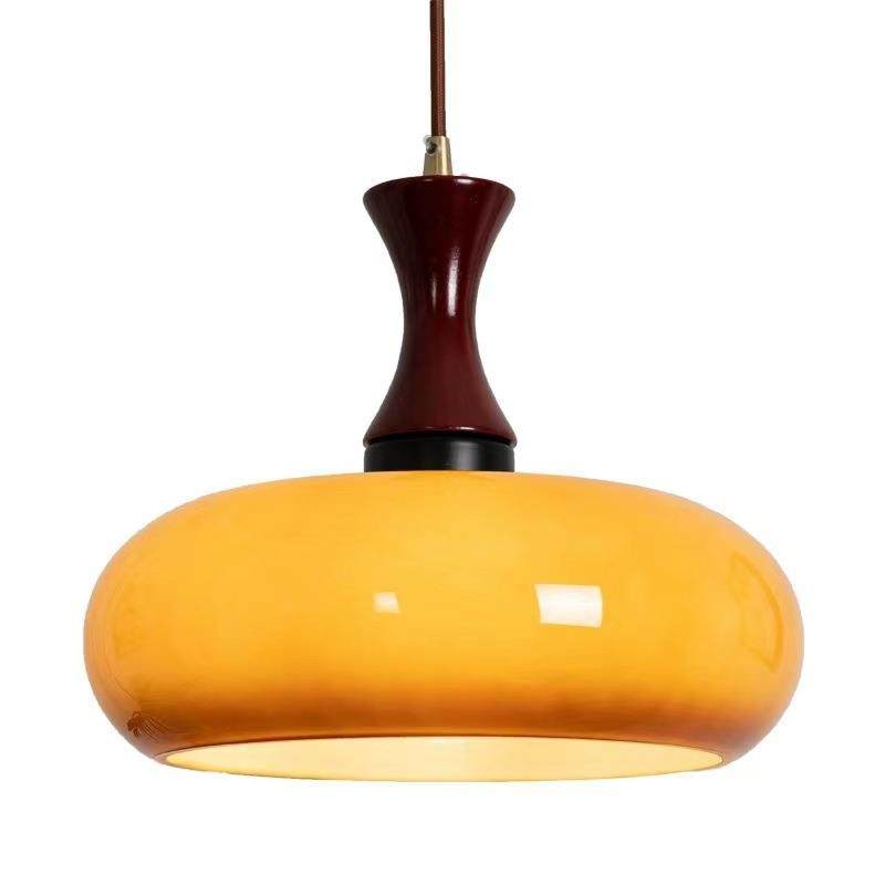 创意现代简约包斯豪中古木艺实木吊灯胡桃木名宿卧室床头阳台吊灯,淘宝优惠券,粉丝福利购,淘宝优惠卷