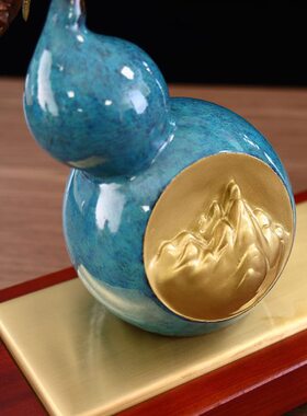 宽和貔貅纯黄铜摆件客厅酒柜装饰品办公室桌面工艺品公司开业礼品