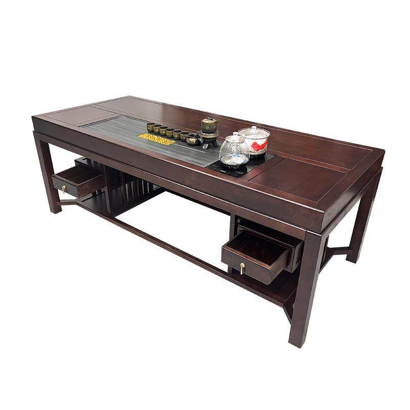 新中式茶几桌椅组合客厅办公室全套简约一桌五椅加厚储物茶台,淘宝优惠券,粉丝福利购,淘宝优惠卷