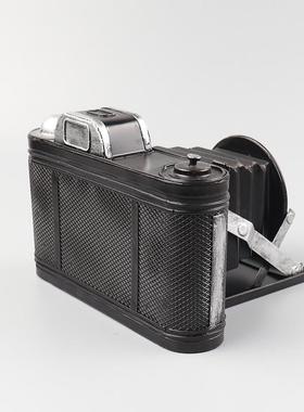 仿真老式相机模型铁艺复古怀旧收藏品橱窗柜装饰品摆件拍摄影道具