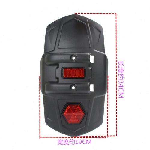 适用春风800MT改装摩托车后挡泥板后轮加长挡泥瓦挡水板后盾配件 - 图2