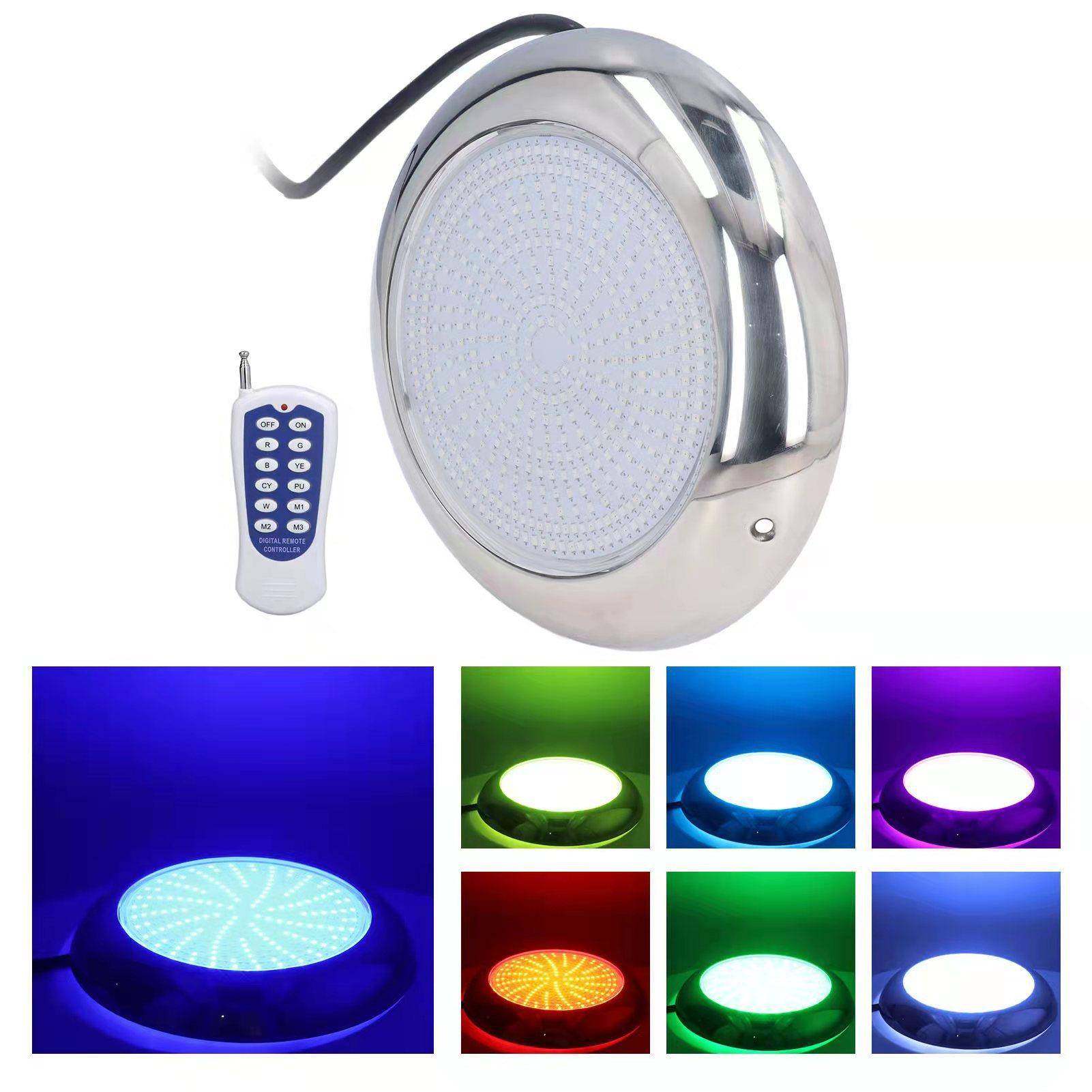 LED不锈钢挂壁式泳池灯18W25W35W水池泳池壁灯景观水下灯,淘宝优惠券,粉丝福利购,淘宝优惠卷