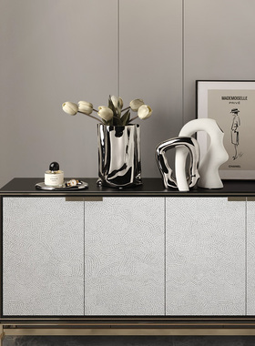 入户玄关钥匙收纳摆件轻奢高档家居客厅乔迁礼物软装X饰品鞋柜摆