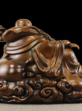 弥勒佛笑佛摆件人生如意布袋佛招财金蟾家居装饰公司店.铺开业礼