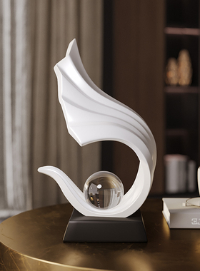 风生水起酒柜装饰品摆件客厅电视柜办公室L家居轻奢高档高级感饰