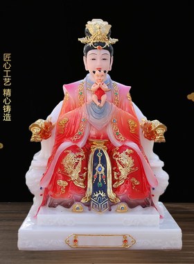 汉白玉三宵娘娘神像泰山奶奶送z子娘娘眼光娘娘碧霞元君琼碧宵云