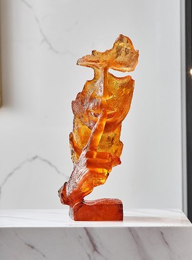 抽象人物雕塑摆件轻奢p高档现代家居饰品客厅书房电视柜酒柜办公