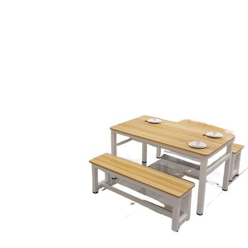 快餐桌椅食堂饭店商餐饮家用约员工小吃503店简米店线早餐店用桌 - 图3