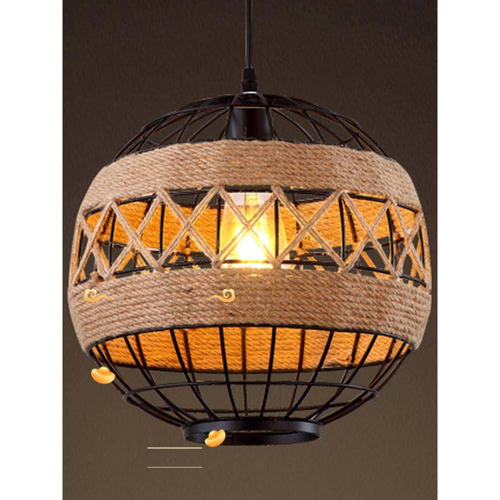 工业833风麻绳灯具客厅复古创个性lof饭t吧怀旧网服装店店意酒吧,淘宝优惠券,粉丝福利购,淘宝优惠卷