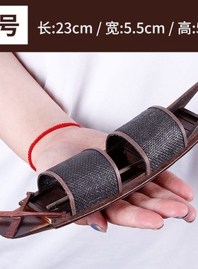 江南水乡b帆船模型木船渔船实木乌篷船模中式工艺船装饰品客厅摆
