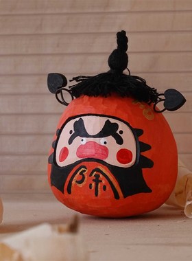 《钟馗》木刻自习室手工木雕七夕节礼F物好运寓意达摩神明汽车摆