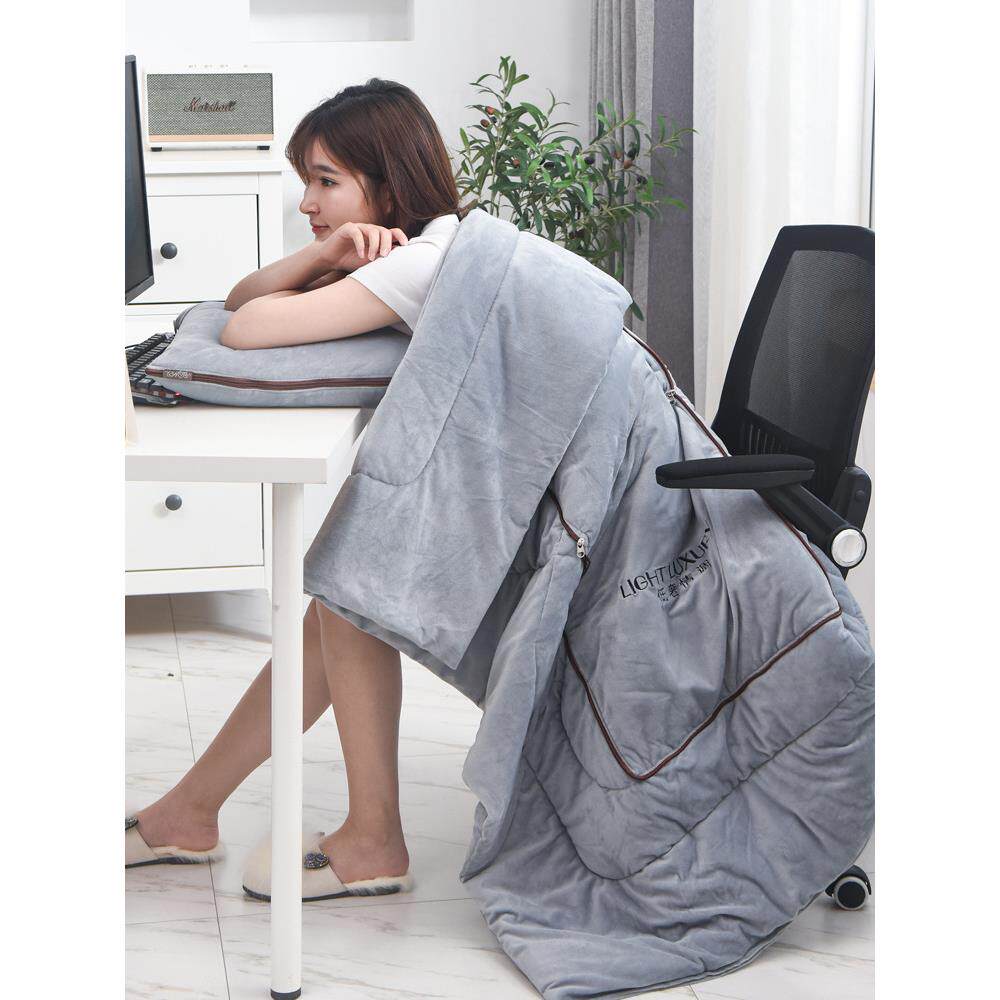 U8K抱枕被子两F75T7MJ9汽车毛用毯小枕头车2上车内枕车载车用二合 - 图0