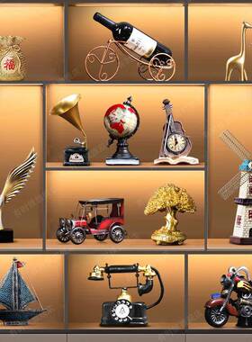 套装组合饰上次2025新款档柜客厅装品电视柜玄关办MYU公室摆酒件