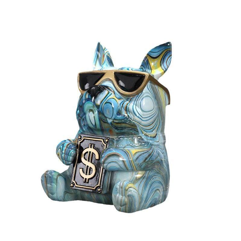 彩法斗狗纸巾色盒客厅性高档餐厅装饰摆件茶612S几个桌面斗犬牛抽,淘宝优惠券,粉丝福利购,淘宝优惠卷