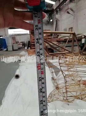 不锈钢老鹰造型工艺品 不锈钢雄鹰抽象塑鹰镂空展厅摆件