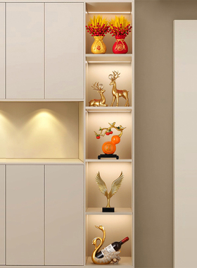 轻奢高档酒柜装饰品客厅新中式家居摆C饰办公室工艺礼品摆饰乔迁