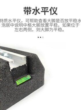 空调外机减震垫热泵暖通中央空调防震垫落地支架降噪橡胶大脚底座