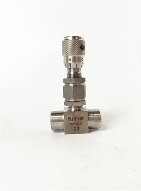 不锈钢微量调节阀WL13H-160P WL13H-320P SS304 316带刻度微调阀