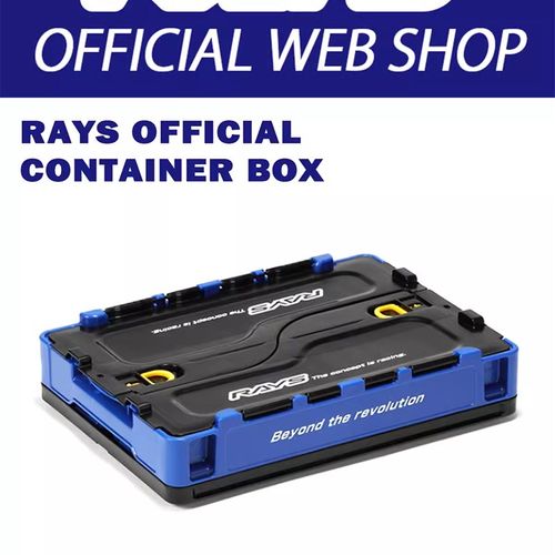 RAYS折叠收j纳箱 汽车载生活杂物行李箱内饰储物盒 - 图0
