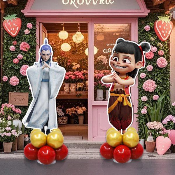 哪吒敖丙生日宴氛围装饰人形立牌电影拍照打卡场景布置迎宾牌KT板,淘宝优惠券,粉丝福利购,淘宝优惠卷