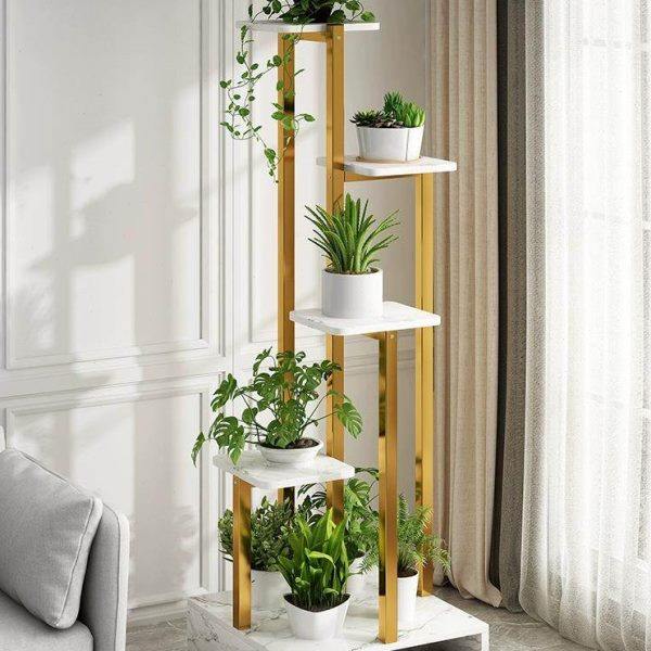 新疆包邮轻奢花架子客厅落地式阳台多层置物架室内网红铁艺绿萝多,淘宝优惠券,粉丝福利购,淘宝优惠卷