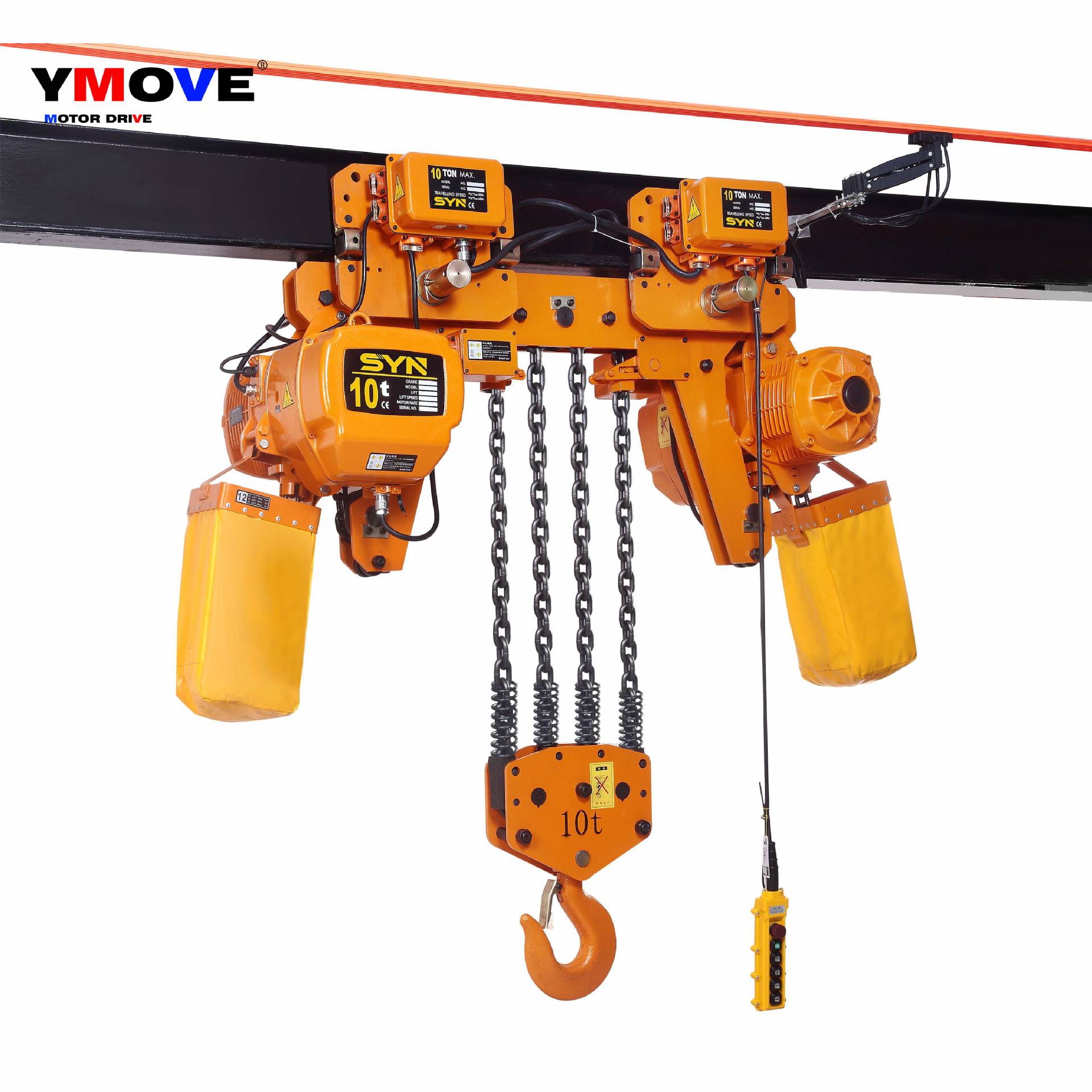 0.5吨123t起重固定倒链移动式快慢速提升环链电动葫芦起重机 - 图1