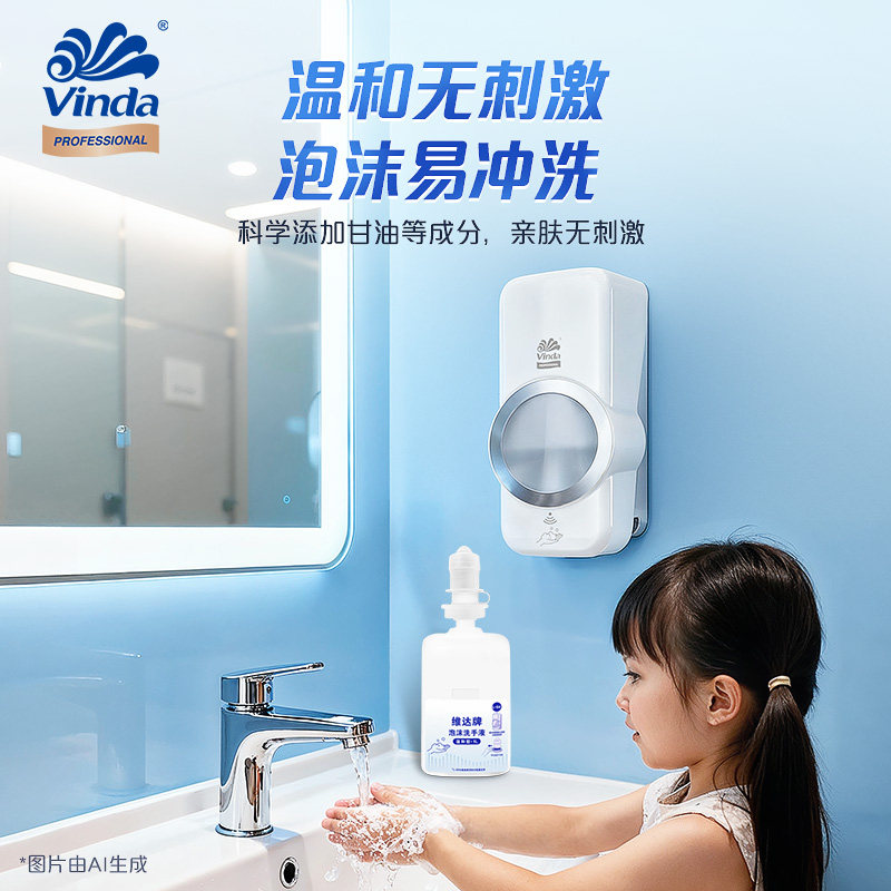 维达商用温和型泡沫洗手液商场酒店厕所专用抑菌消毒家用1L补充装,淘宝优惠券,粉丝福利购,淘宝优惠卷