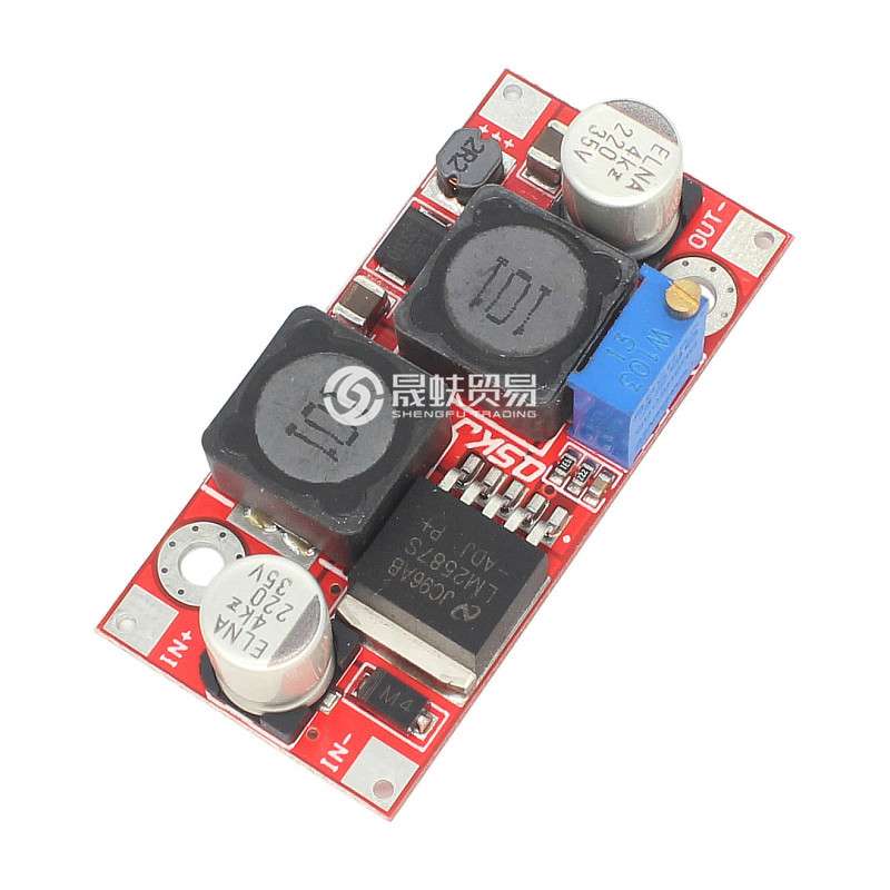 LM2587自动升降压电源模块 可调稳压电路板 3V~35V转2-30V 2A - 图1