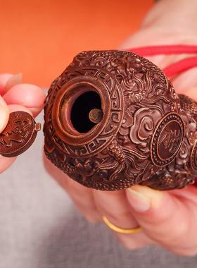 紫铜吉祥如意葫芦摆件家居办公室桌面小葫芦工艺品摆设