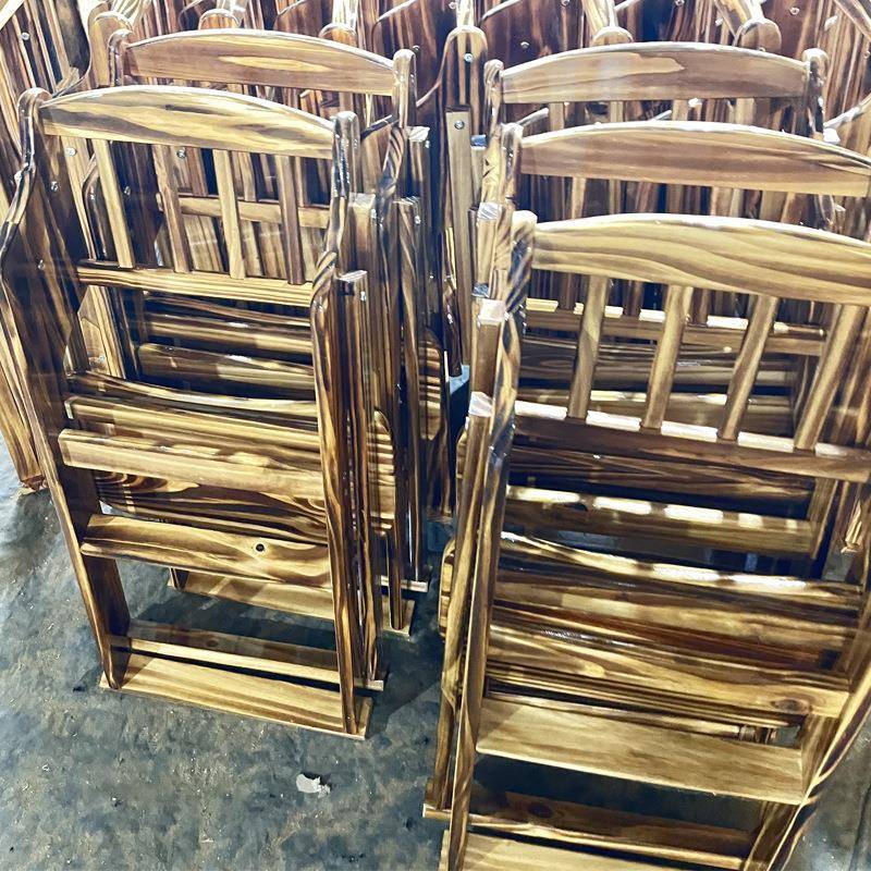 Baby dining chair solid wood children's table and chair household baby dining stool portable commercial foldable wine new style