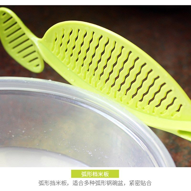 厨房帮手实用不伤手糖果色多功能淘米器自带档板塑料搅拌棒淘米勺,淘宝优惠券,粉丝福利购,淘宝优惠卷