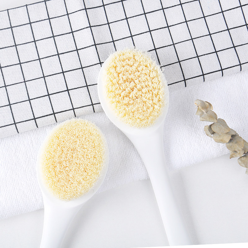 日式简约学生洗澡刷子长柄搓背不求人擦后背沐浴刷搓泥软毛搓澡刷,淘宝优惠券,粉丝福利购,淘宝优惠卷