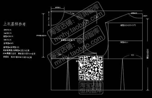 ET打版纸样PRJ源文件版型结构图框架图套版改版模板服装制版原型 - 图1