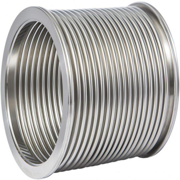 SS304不锈钢真空金属柔性波纹软管带沟槽法兰ISO-MF/ISO/K63-160,淘宝优惠券,粉丝福利购,淘宝优惠卷