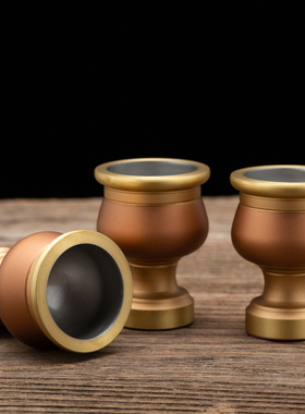 纯铜家用酒d杯仙家供台佛前供水杯财神供佛杯供奉佛台供杯佛具用