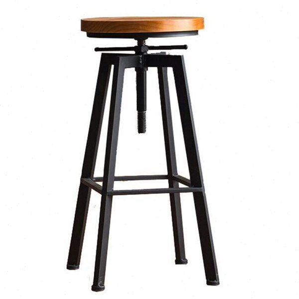 铁艺吧台凳椅酒吧椅工业风旋转吧凳升降吧台椅实木脚椅价,淘宝优惠券,粉丝福利购,淘宝优惠卷