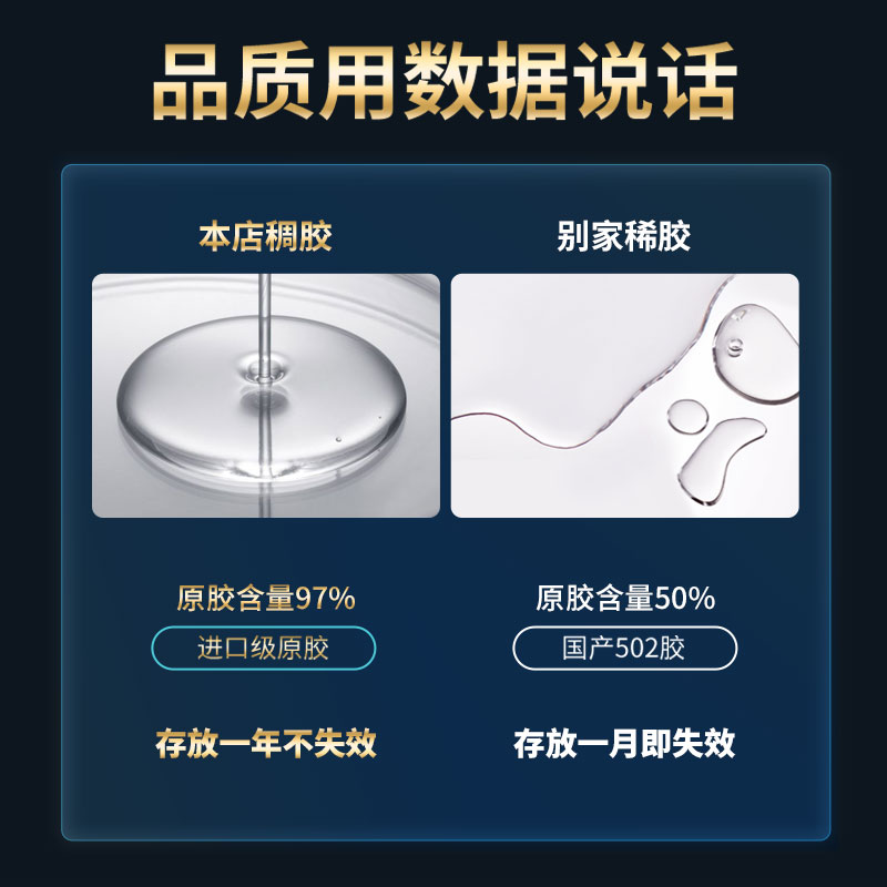粘眼镜框断裂修复专用胶水镜片镜框镜架鼻托u胶托维修焊接无框眼 - 图2