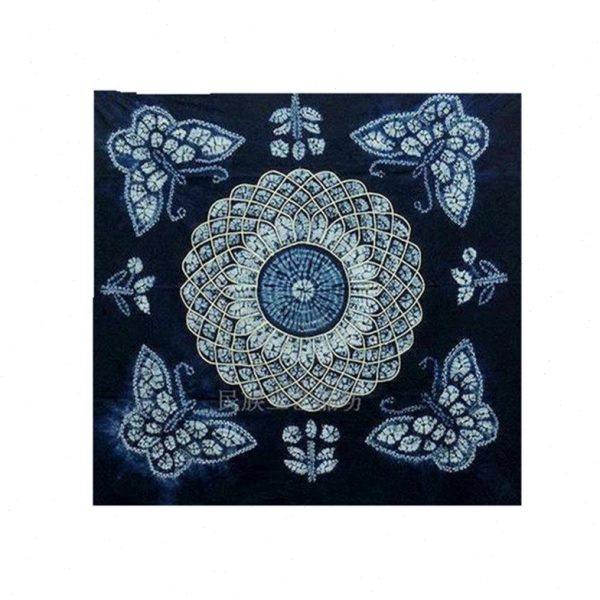 少数民族白族扎染桌布茶几布手工扎染壁挂布民族家居装饰布艺桌布,淘宝优惠券,粉丝福利购,淘宝优惠卷