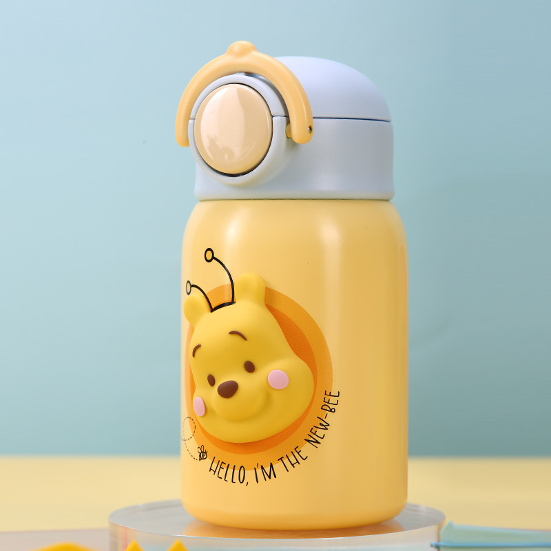着迷星球迪士尼联名小熊维尼正品卡通儿童保温杯水杯吸管杯不锈钢,淘宝优惠券,粉丝福利购,淘宝优惠卷